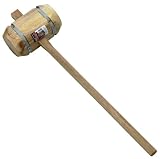 イタヤ材 金巻角型掛矢 180mm 17105