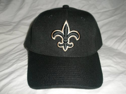 NFL New Orleans Saints Licensed NFC South Black Hat Cap Lid
