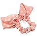 Leegoal 1PC Korean Style Lovely Big Rabbit Ear Bow Headband Ponytail Holder Hair Tie Band (Pink)