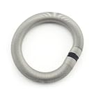 Wide Silver Spring Bracelet by Hila Rawet Karni