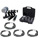 Shure DMK57-52 Drum Pack + 4 Whirlwind Cables + Unique Squared Vinyl Stickers
