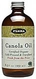 Flora Certified Organic Canola Oil, 8.5 fl. oz. (251 ml) by ClubNatural