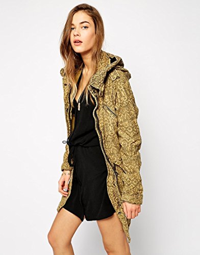 Maison Scotch Printed Parka with Wire Hood 並行輸入品