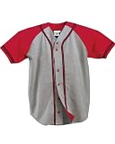 Badger Sportswear Adult Men's Baseball Henley Jersey. 7859
