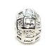 Hidden Gems Silver Plated (035) Spacer Bead, will fit Pandora/Troll/Chamilia Style Charm Bracelet.
