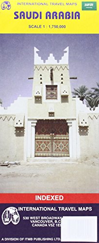 saudi arabia 1750000 travel map 2004