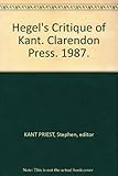Hegel's critique of Kant
