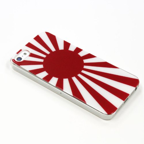 iphone5保护カバー 日本国旗柄,国外代购,日本