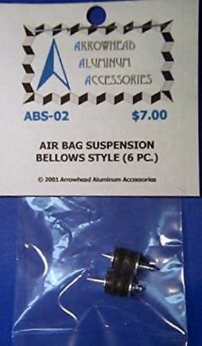 Scale Detail Accessories / Air Bag Suspension - Bellows Style / 6 PC.