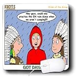 Rich Diesslins Funny KNOTS Scouting Cartoons - Got Dance - OA - Mouse Pads