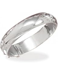 MMA Silver - 14mm Polished Bangle