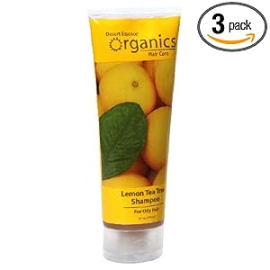 Lemon Tea Tree Shampoo For Oily Hair - 8 fl oz - Cream ( Multi-Pack)