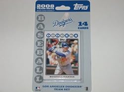 LOS ANGELES DODGERS 2008 Topps Official Team BASEBALL CARD SET