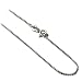 Sterling Silver 1 MM Italian Bead Chain, 30