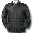 Buffed Leather Field Jacket