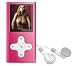 CLIP SONIC MP206 Radio 4 GB MP3 Player - pink