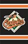MLB Baltimore Orioles Applique Banner Flag