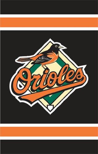 MLB Baltimore Orioles Applique Banner Flag