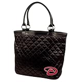 MLB Arizona Diamondbacks Quilted Tote, "D" Logo (Black)