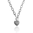 Sterling Silver Pave...