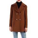 Phistic Women's Cashmere Blend Pea Coat in Black, Chocolate, or Pecan