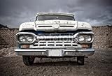 IMAGE OF Wallmonkeys Peel and Stick Wall Decals - Vintage Car - 18