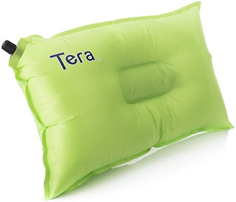 290g New Self-inflatable Air Pillow Bed Cushion for Travel Hiking Camping Rest Green, Orange, Blue (Green)