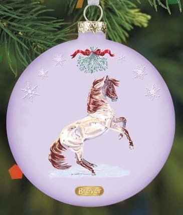 BREYER ★ ARTIST SIGNATURE GLASS ORNAMENT ★ 2015 HOLIDAY HORSE ★ LIMITED EDITION