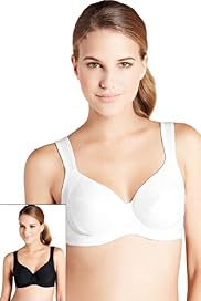 2 Pack High Impact Eco Underwired Sports A-G Bras
