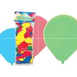 50 Assorted Coloured 9 Balloons
