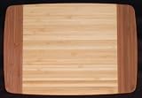 Two Tone Small Server Bamboo Cutting Board 11-1/2" x 8" [CAPITOL CITY LUMBER]