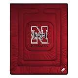 Nebraska Cornhuskers NCAA Locker Room Collection Full or Queen Bed Comforter