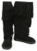 Juicy Couture Black Faux Suede Apres Ski Boots