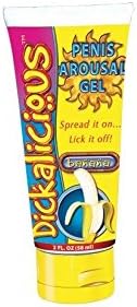 Banana DICKALICIOUS penis arousal gel oral lube sex banana strawberry raspberry colada