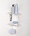 ZPC Zenith Products Corporation Zenna Home 370K, Bath and Shower Corner Caddy, Clear