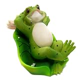 Decorative Frog Solar Powered LED Outdoor Path Light