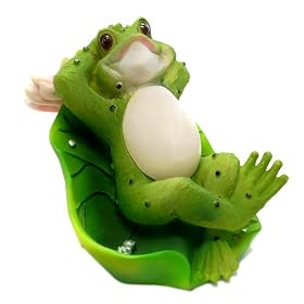Decorative Frog Solar Powered LED Outdoor Path Light