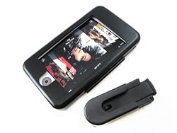 iPod Touch 1G Jet Black Metal Aluminum Armor with Clip By Prima Cases