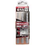 DIA-T 本格派プロ 充電ドライバードリル回転用 六角軸 3本入 4.3mm №231043