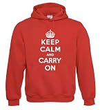 Keep Calm and Carry On Hoodie - 4 Colours