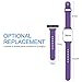 Apple Watch Band,Teslasz Soft Silicone Replacement Sport Wristbands Straps for Apple Watch (Dark Purple 38 MM)