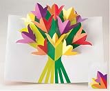 Sabuda Pop-Up Flowers Note Cards