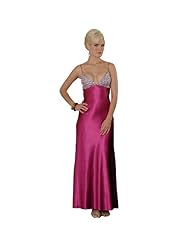 Beaded Slit Polyester/Silk Evening Dress/Prom Dress 