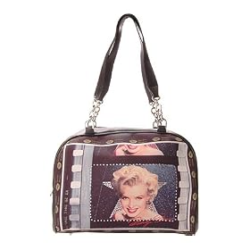 Marilyn Monroe Signature Product Women's Marilyn Monroe Hollywood Bowling Bag G611 Medium Handbag
