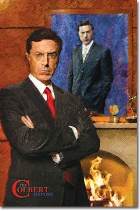 Stephen Colbert (Portrait) Framed TV Poster Print - 24