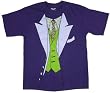 The Dark Knight The Joker Tuxedo Costume Purple Mens T-shirt