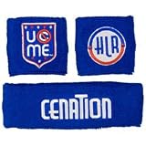 WWE John Cena Cenation Sweatband Set - Blue New