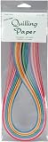 Lake City Craft Quilling Paper 1/8-Inch 100-Pack, 25 Colors