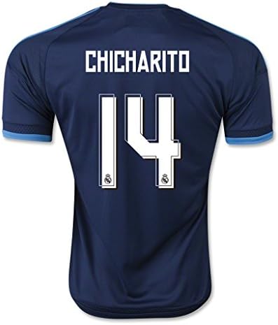 Real Madrid CF #14 Hernandez 2015-16 2nd Away Soccer Adult Football Jersey