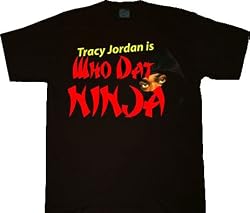 30 Rock Tracy Jordan Ninja Black T-shirt Tee